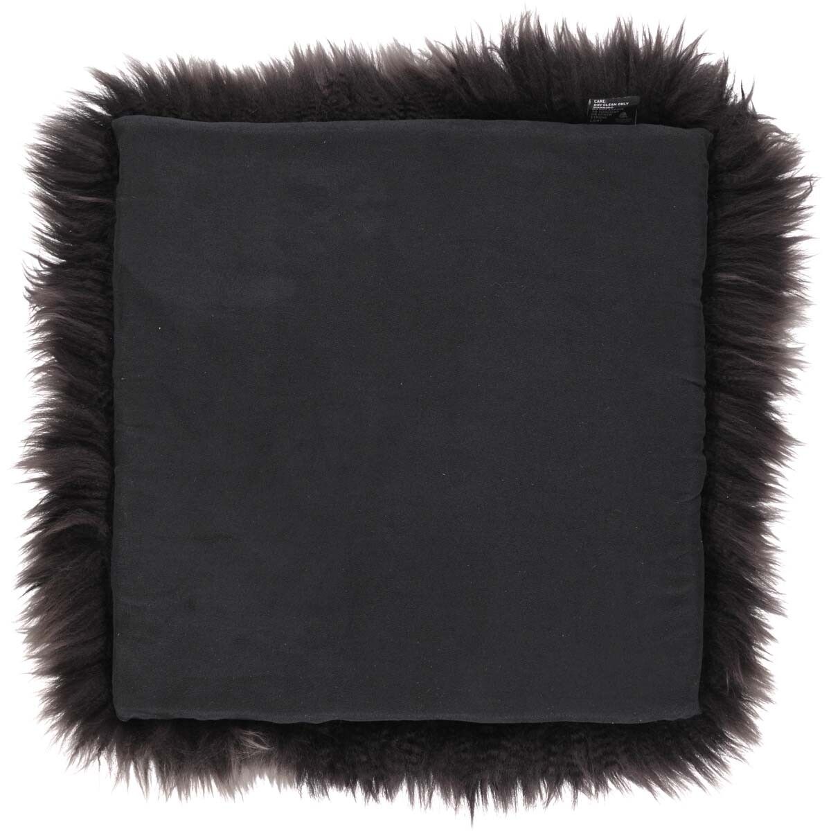 Calf Leather Seat Cover | Ø38 cm Noyer