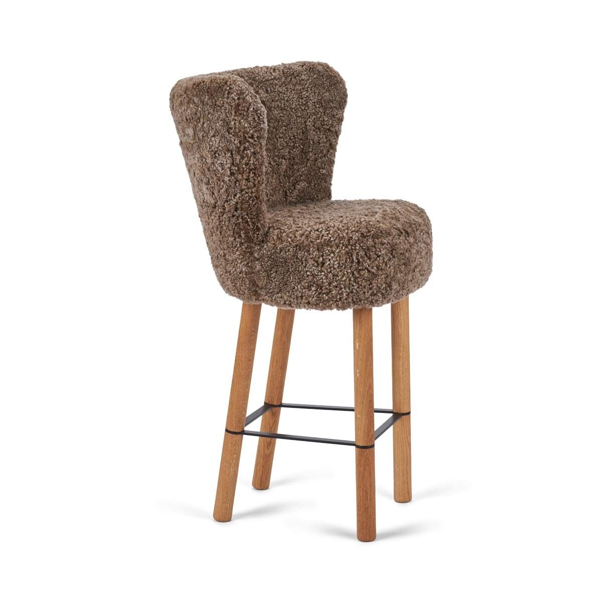 Tabouret de bar Emilia Taupe
