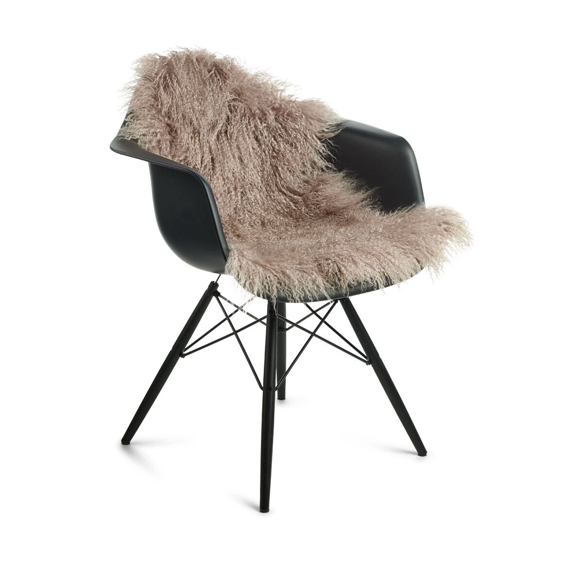Peau de mouton bouclée 85x50 cm