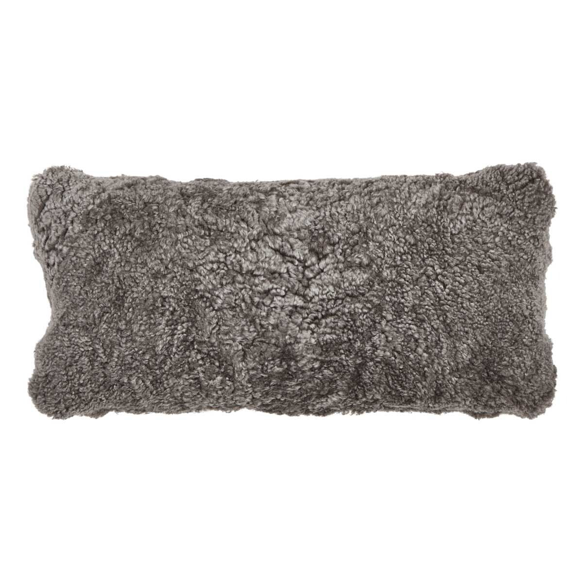 Coussin en laine courte de mouton