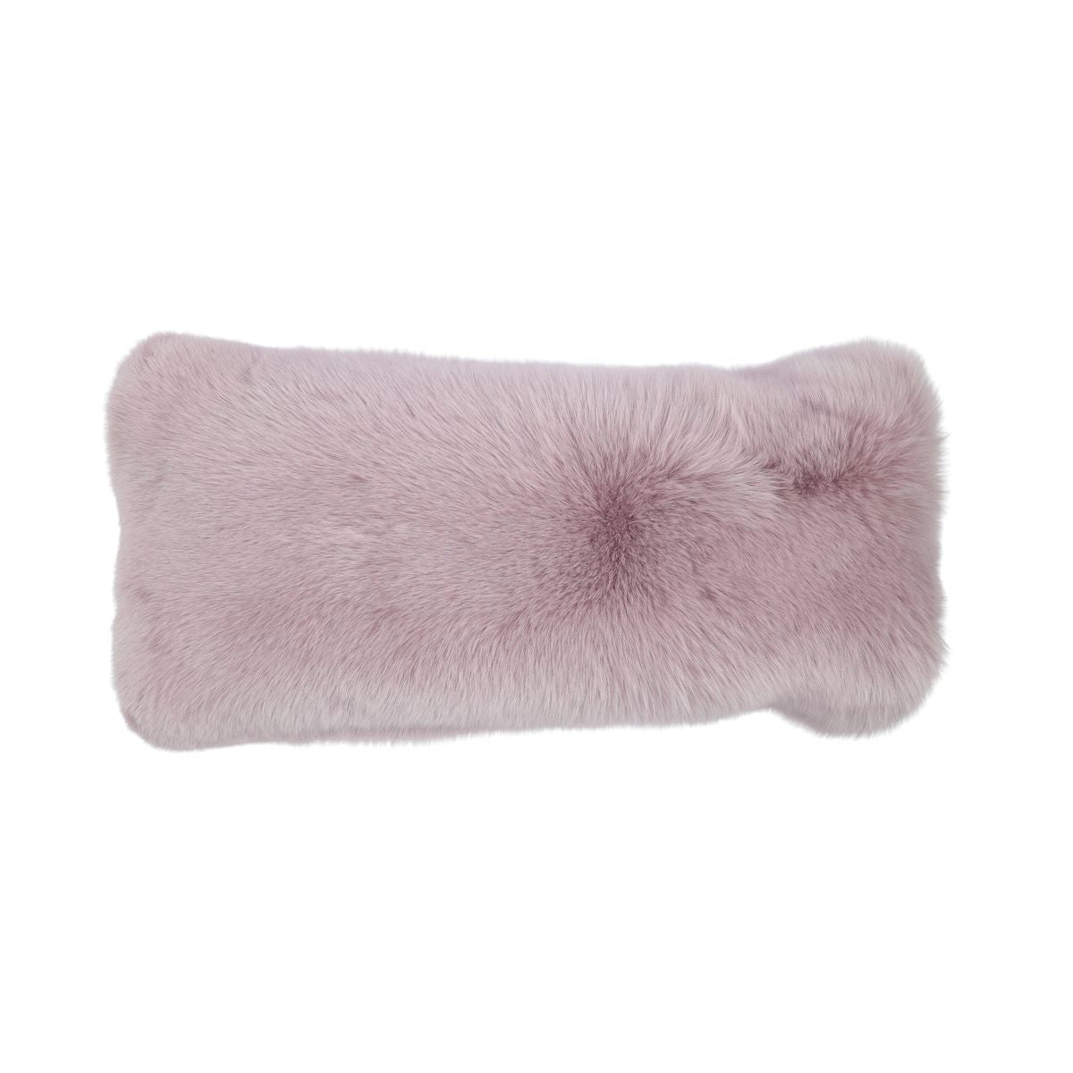 Coussin Premium en Renard | Dos en Cachemire | Norvège | Violet Clair | 40x82 cm