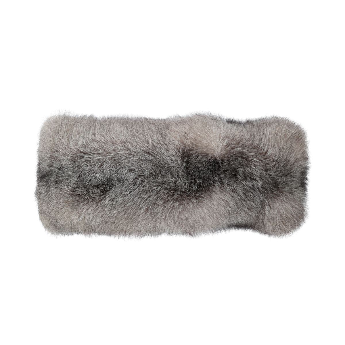 Coussin Premium en Renard | Dos en Cachemire | Norvège | Saphir | 30x70 cm