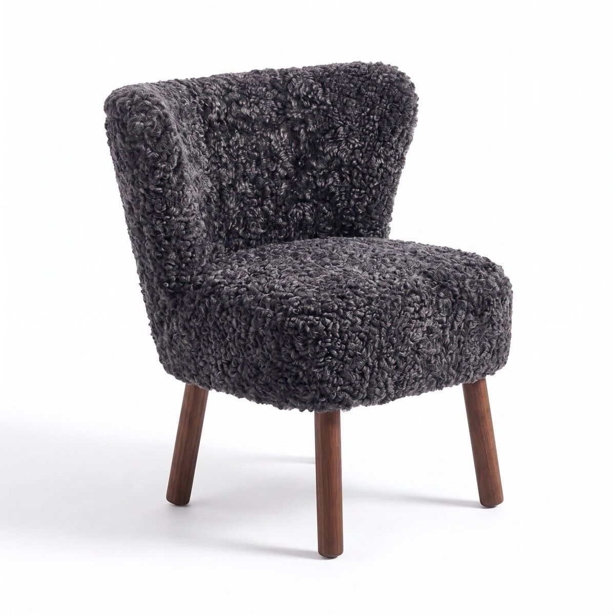 Chaise de salle à manger Emily Anthracite