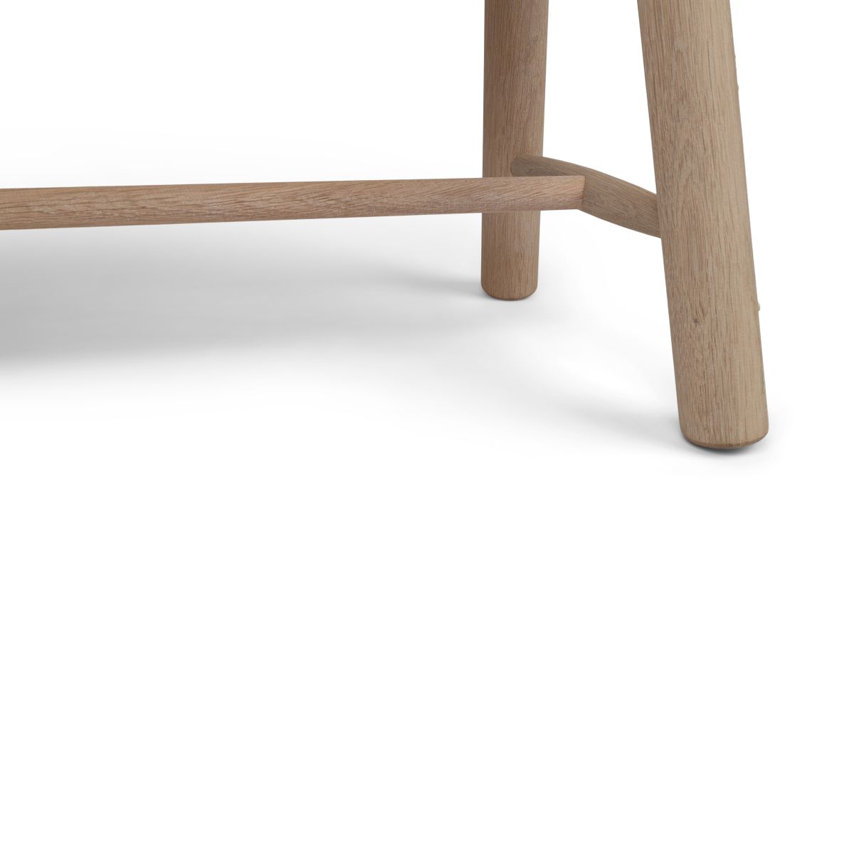Banc en peau de vache | 140x35x45 cm Marron/Blanc