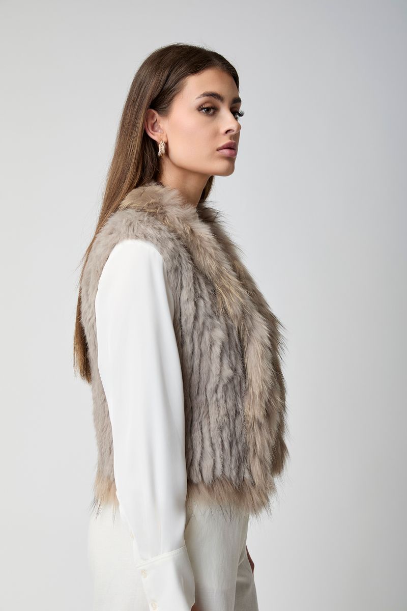 Gilet Anna Vert Antique