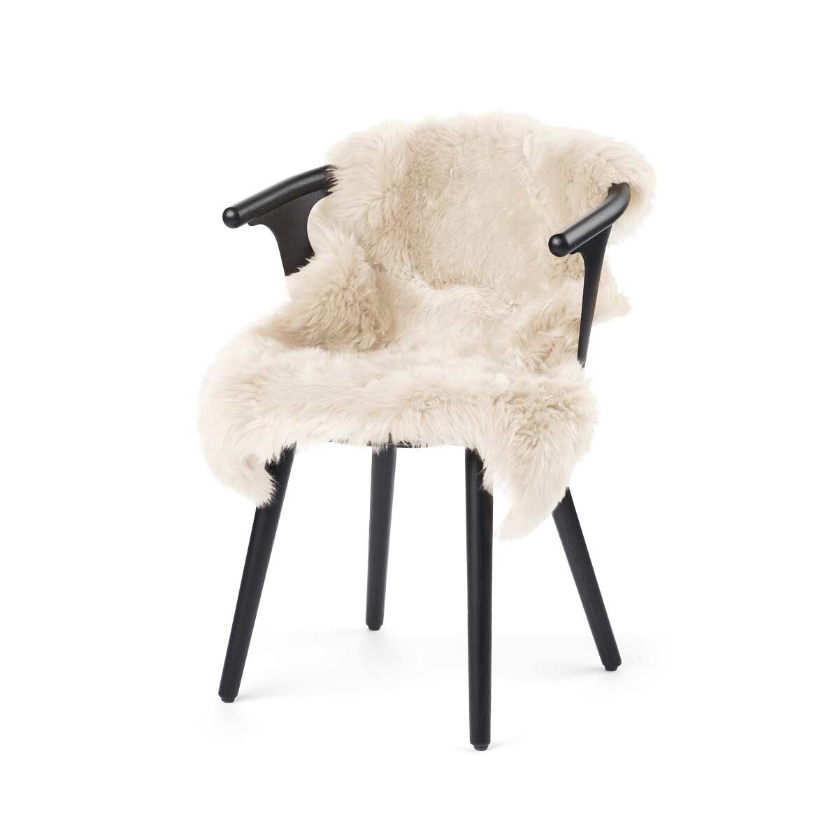 Peau de mouton de Nouvelle-Zélande à laine longue 90 cm
