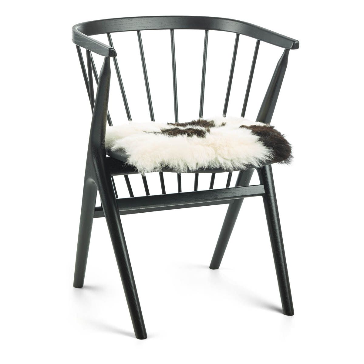 Dessus de siège en peau de mouton à laine courte | 40 × 40 cm Repéré