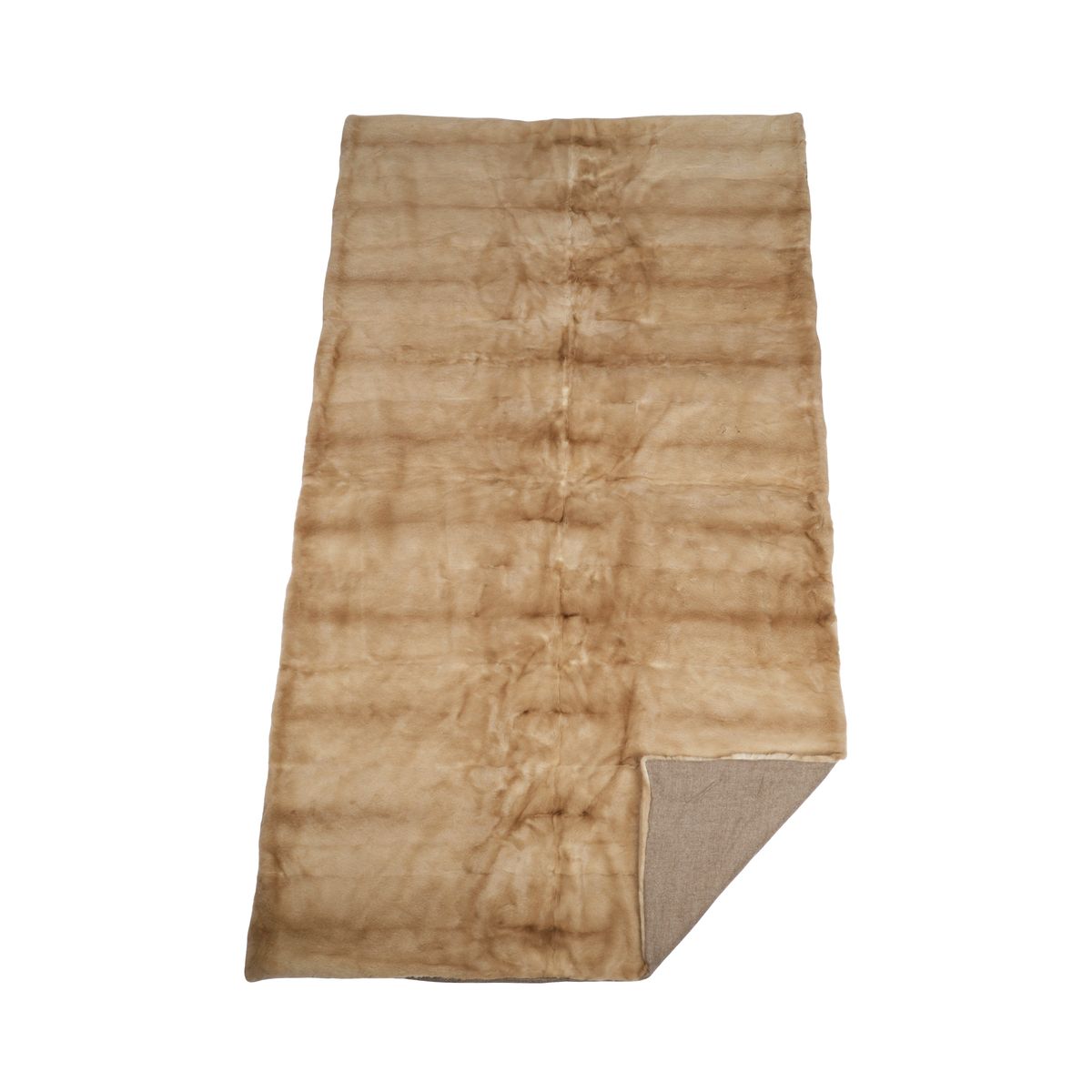 Plaid en vison | Cachemire noir | Palomino | 130x220 cm