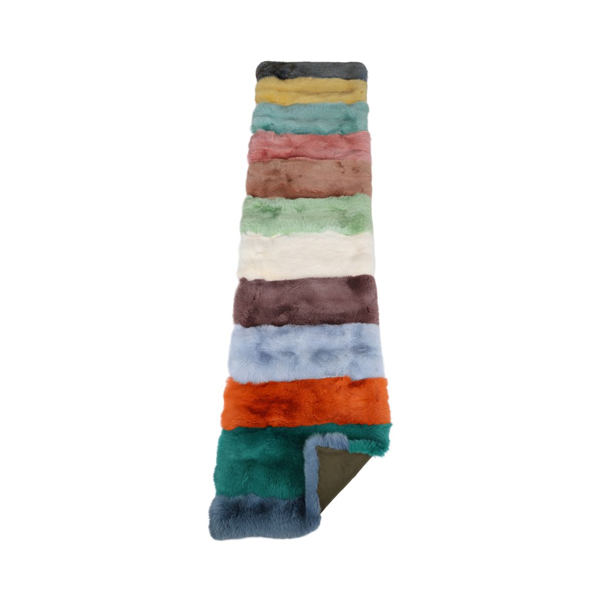 Plaid Premium en Renard | Doublure en Cachemire | Renard Mix | 75x300 cm
