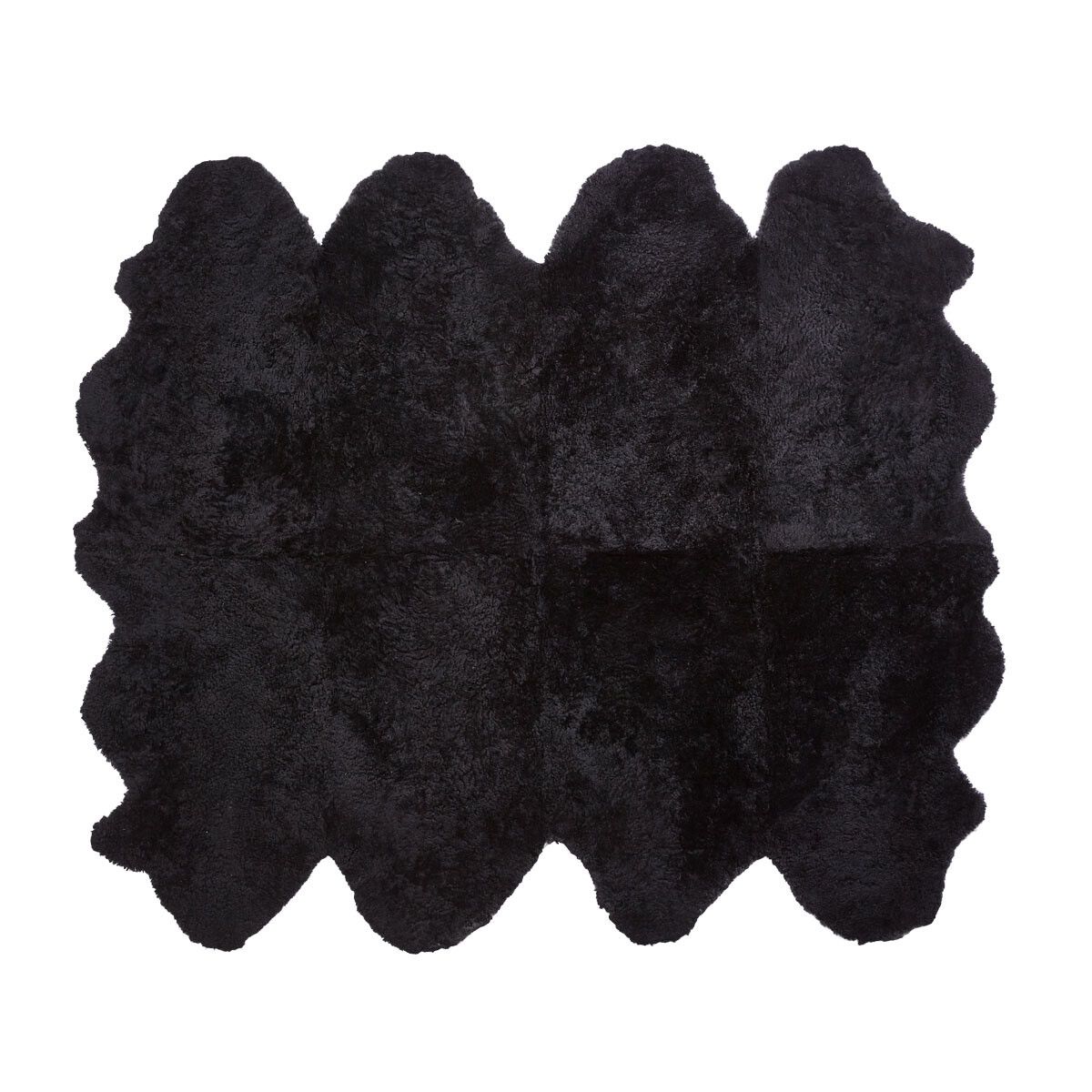 Peau de mouton de Nouvelle-Zélande à laine courte bouclée 90 cm