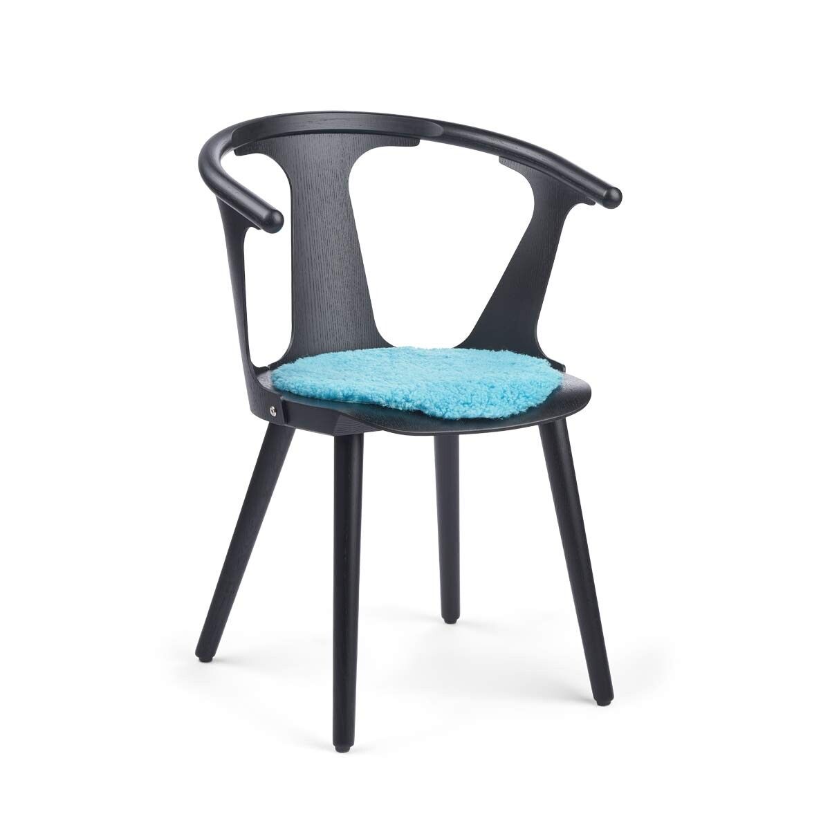 Dessus de siège en peau de mouton à laine courte | Ø38 cm