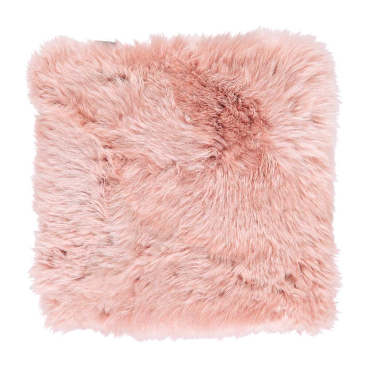 Calf Leather Seat Cover | Ø38 cm Rose