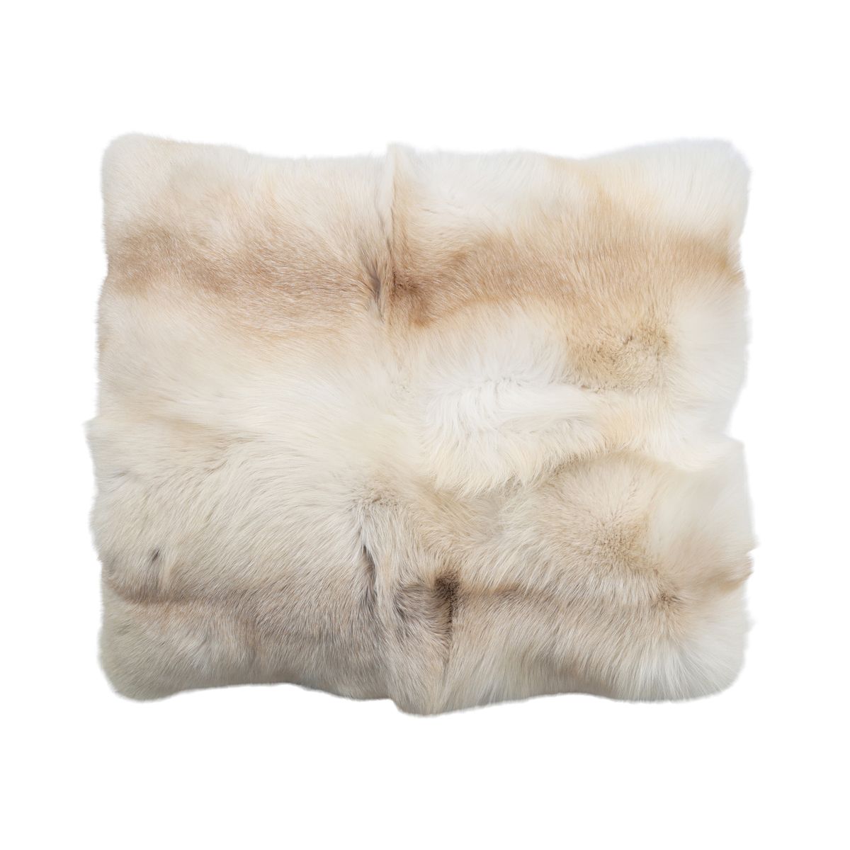 Coussin Premium en Renard | Dos en Cachemire | Norvège | Or Clair | 65x65 cm