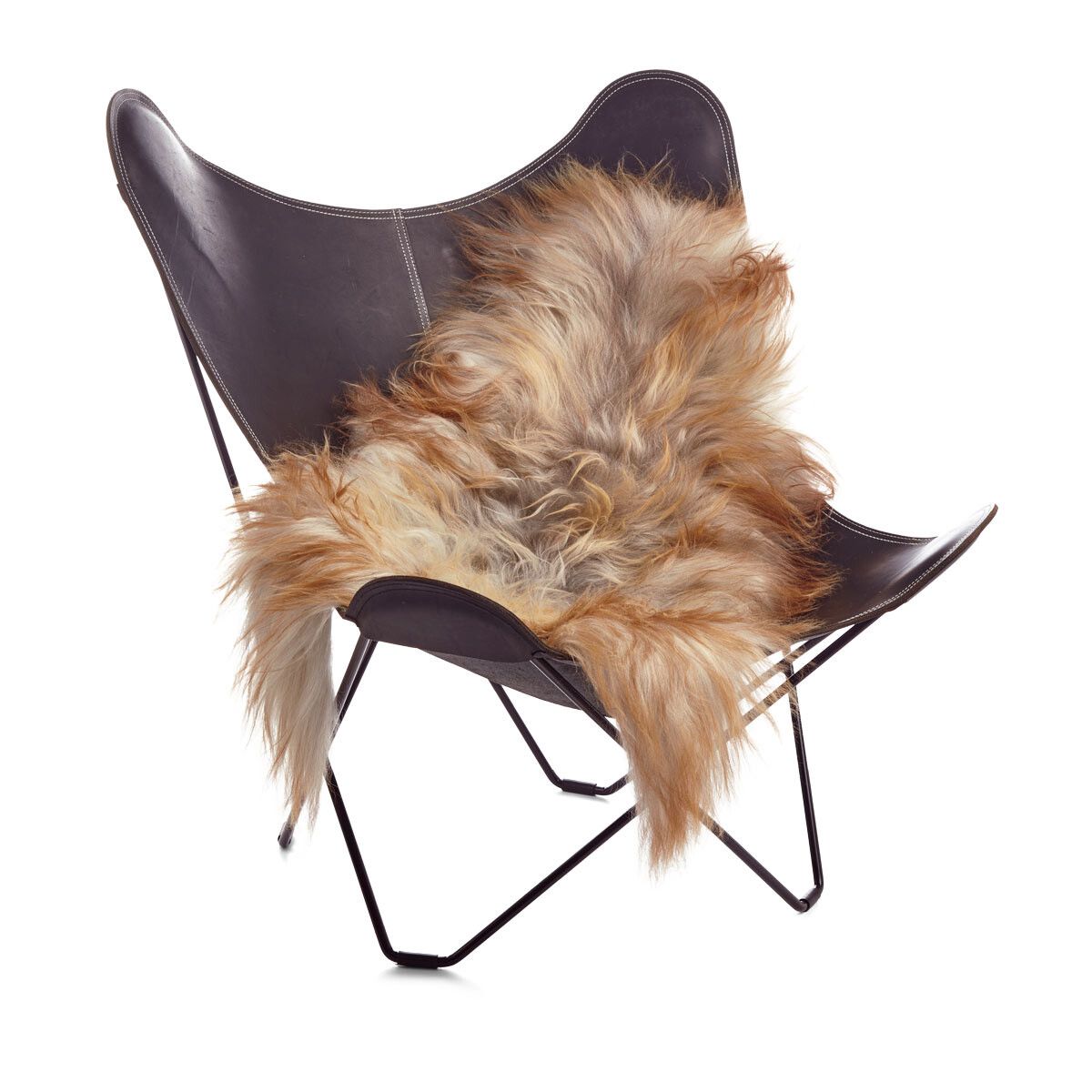 Peau de mouton islandaise | Laine longue | 120+ cm