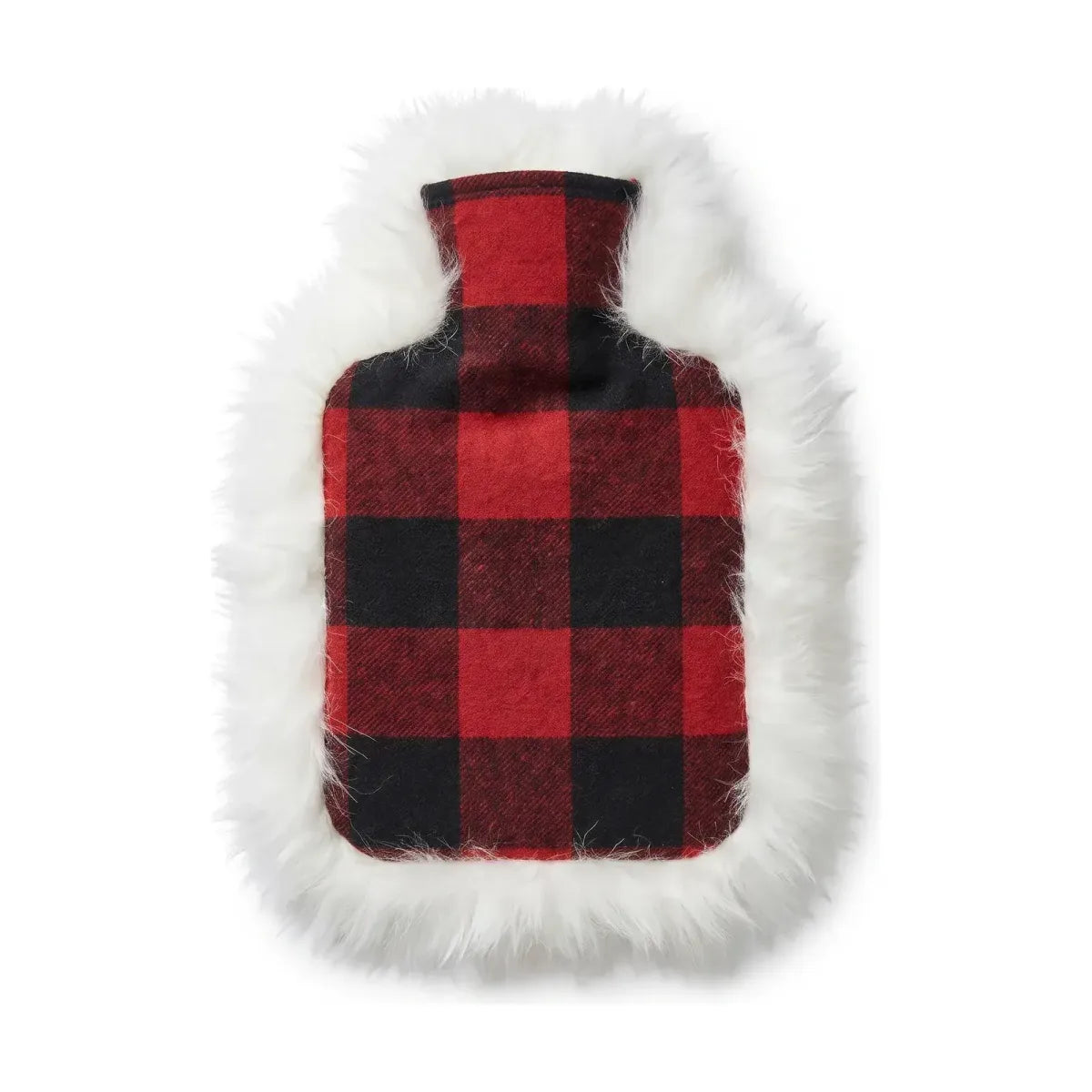 Bouillotte | Peau de mouton et laine | 37x27 cm Rob Roy Tartan Red/Ivory