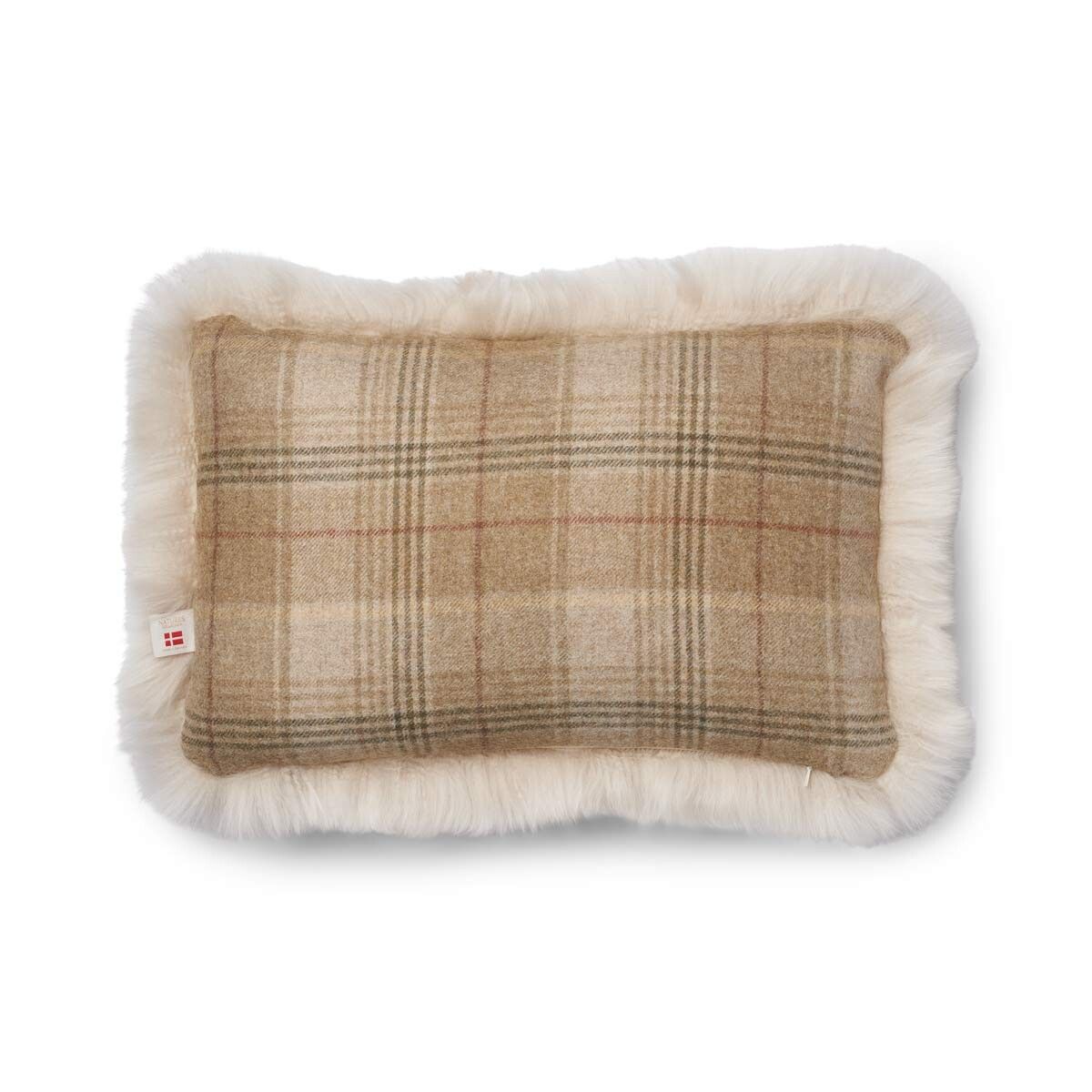 Coussin une face Sable-Beige/Pearl