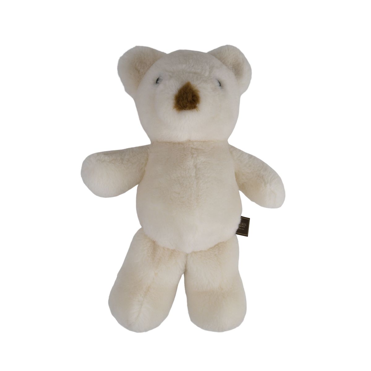 Ours en peluche | Petit | Laine d’agneau Blanc