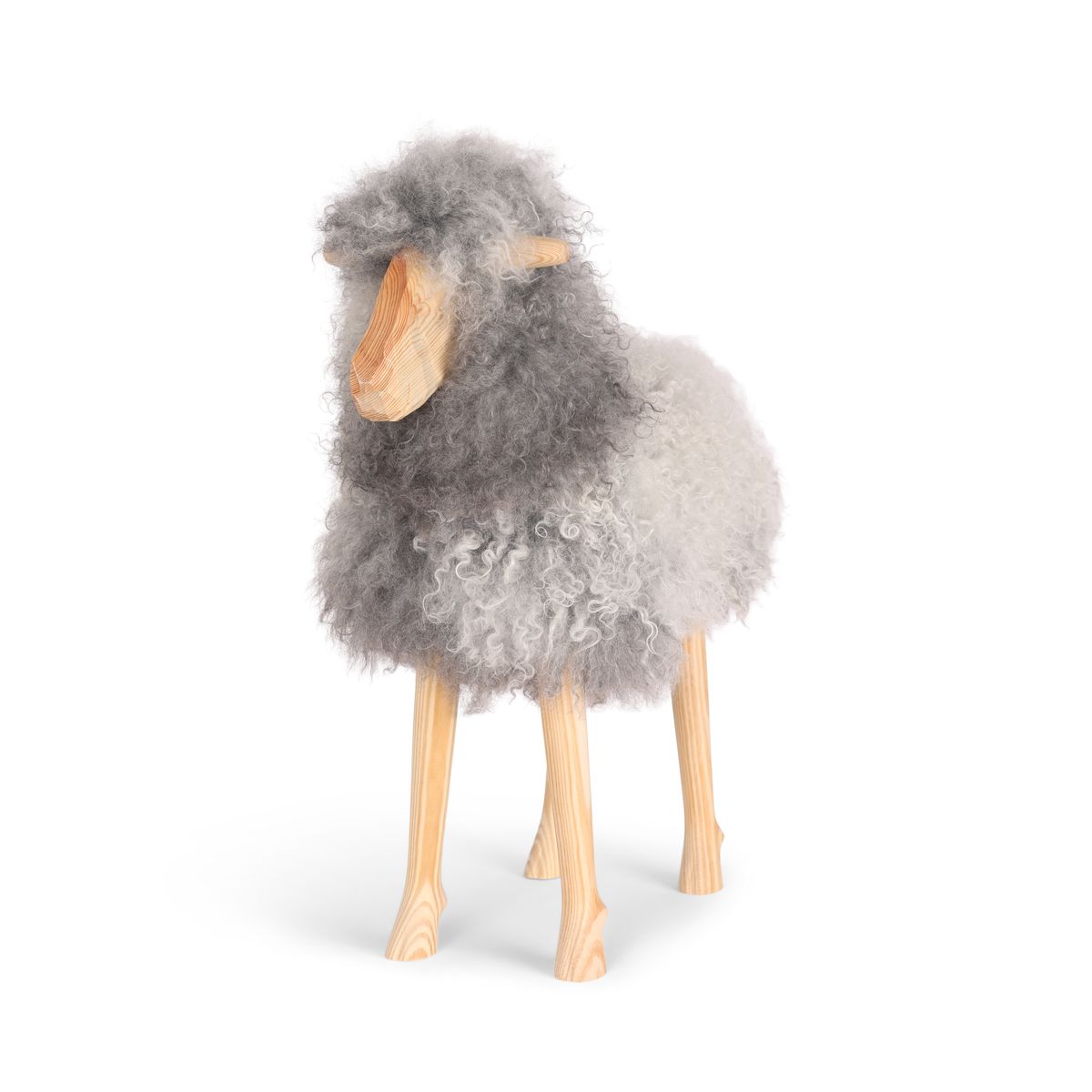 Mouton décoratif debout Signature | Grand Gotland Gris naturel