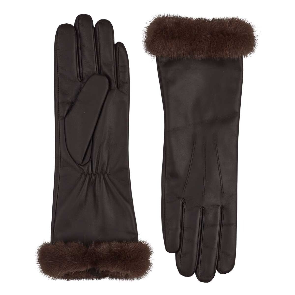 Gants longs Kimberly Marron