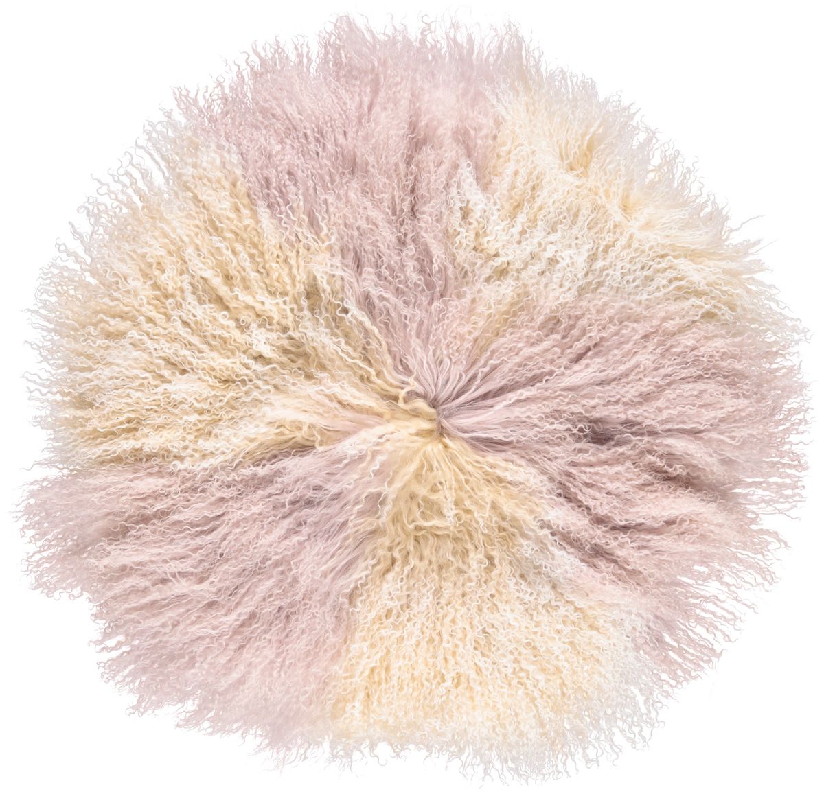 Coussin pour gâteau frisé Lever de soleil arctique/colombe