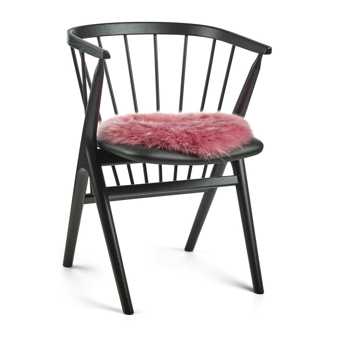 Dessus de siège en peau de mouton | Laine longue | Ø38 cm Malaga