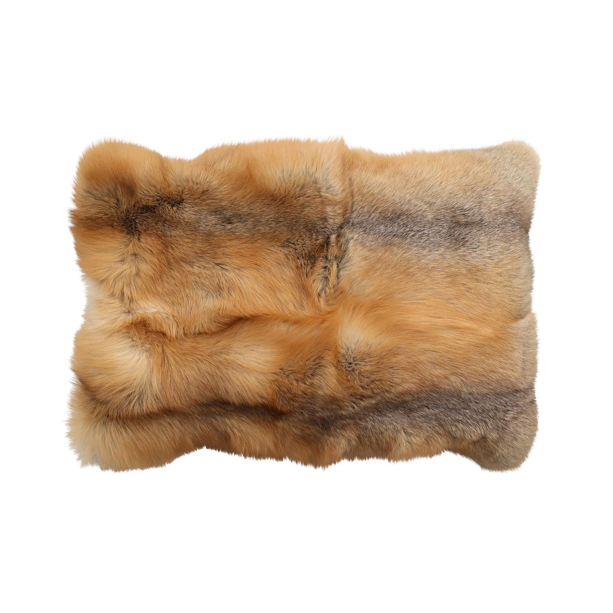 Coussin Premium en Renard | Dos en Cachemire | Norvège | Golden Island | 54x72 cm