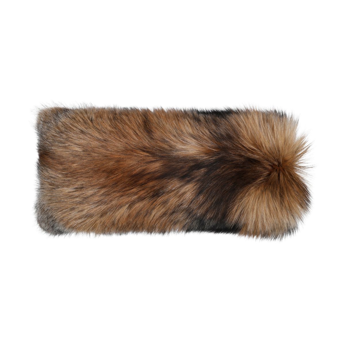 Coussin Premium en Renard | Dos en Cachemire | Norvège | Croix Dorée | 25x75 cm