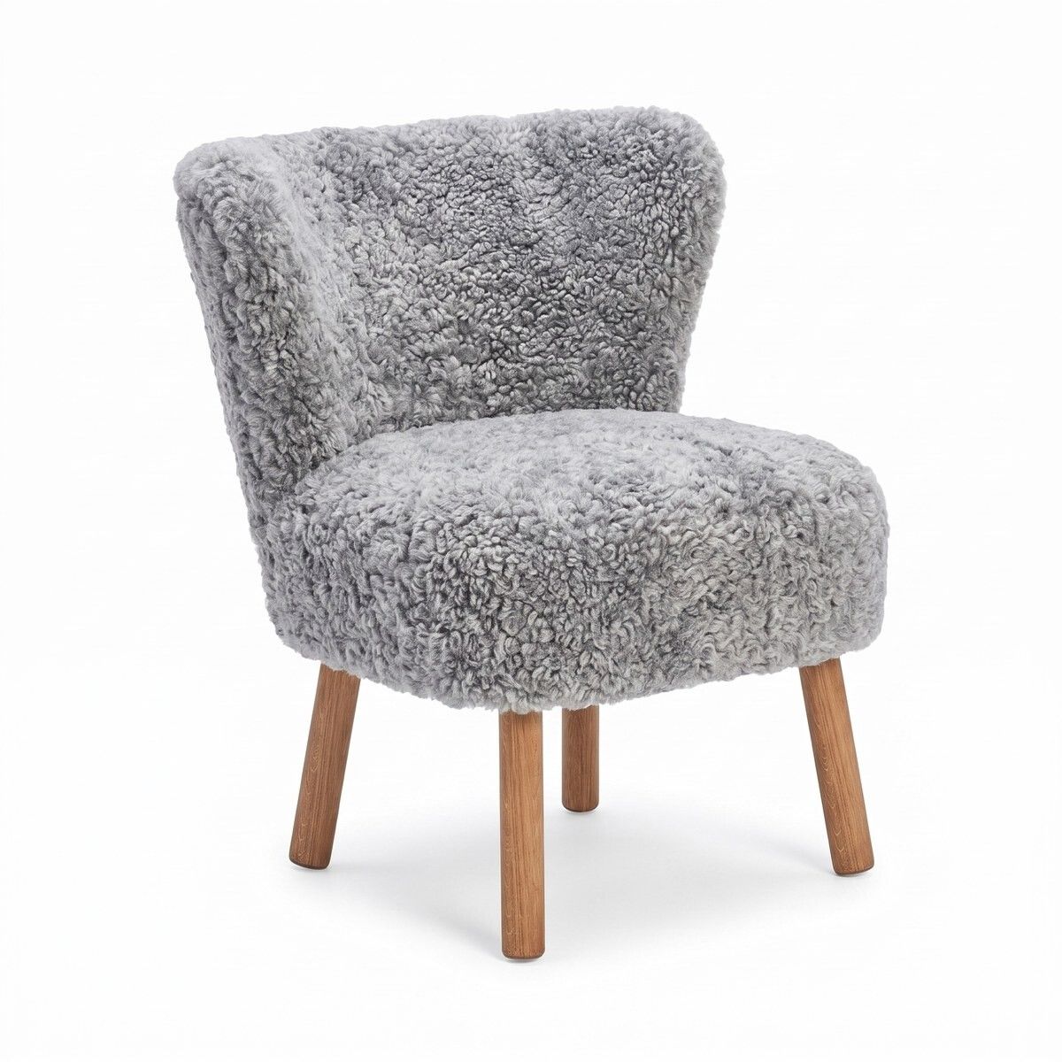 Chaise de salle à manger Emily Gris Léger