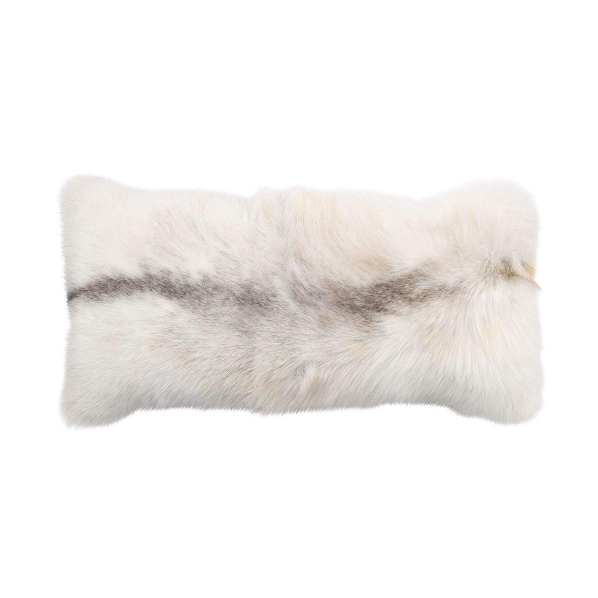 Coussin Premium en Renard | Dos en Cachemire | Norvège | Arctic Marble | 35x70 cm