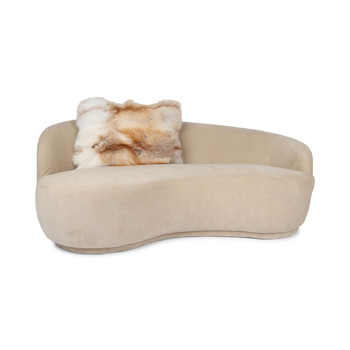 Coussin Premium en Renard | Doublure en Cachemire | Norvège | Or Clair | 60x75 cm