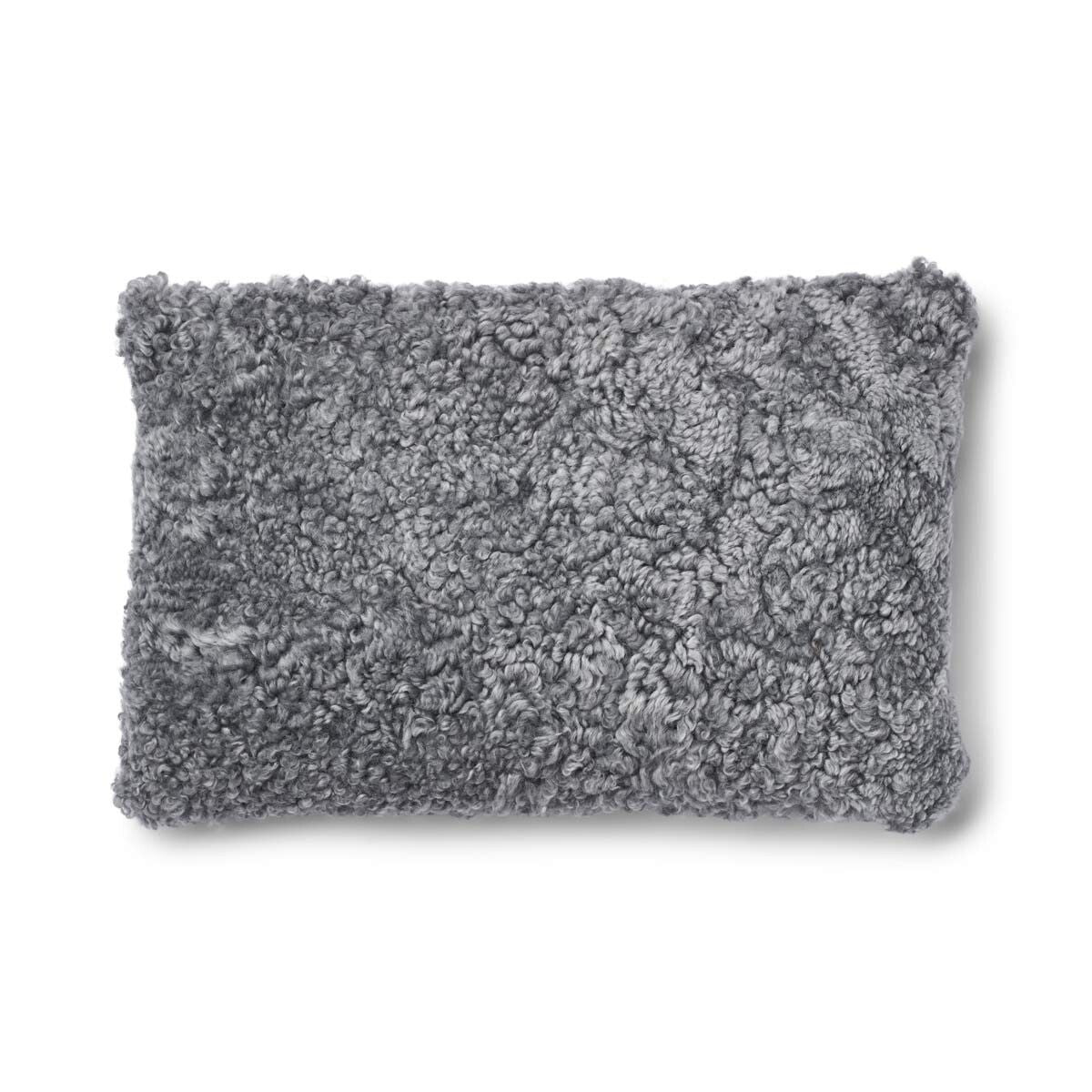 Coussin une face Glencheck-Gris/Gris clair