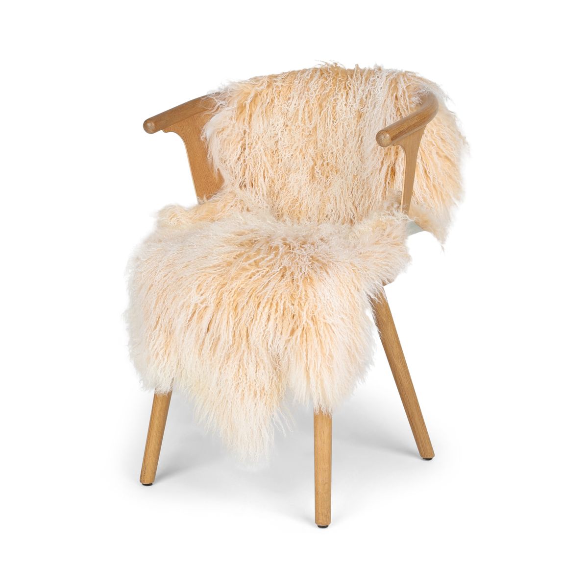 Peau de mouton bouclée 135x50 cm