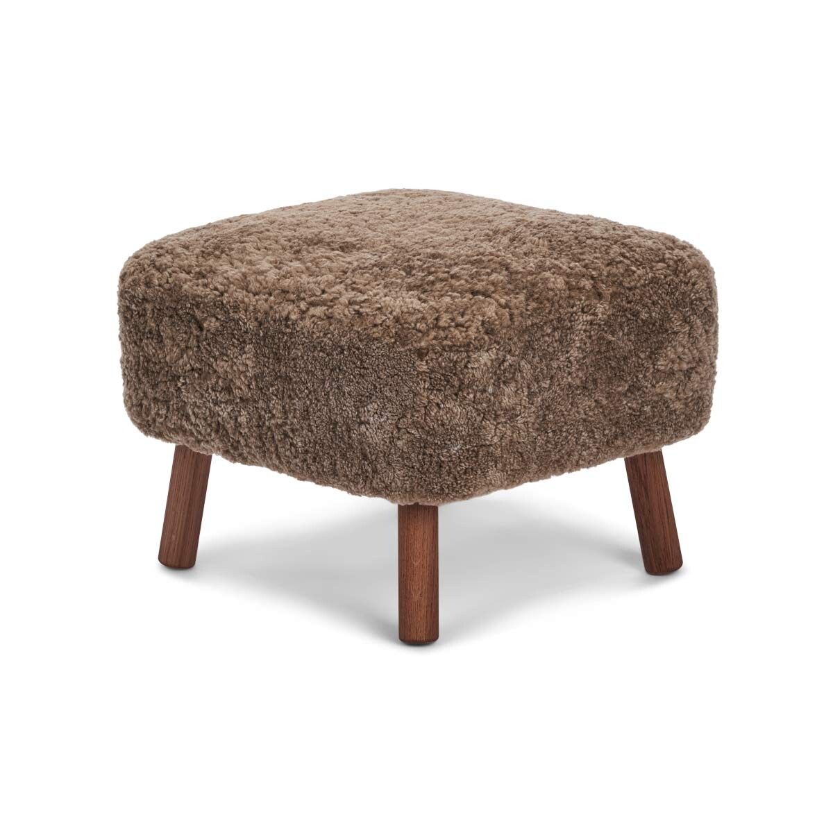 Repose-pieds Emily | Peau de mouton  | Laine courte