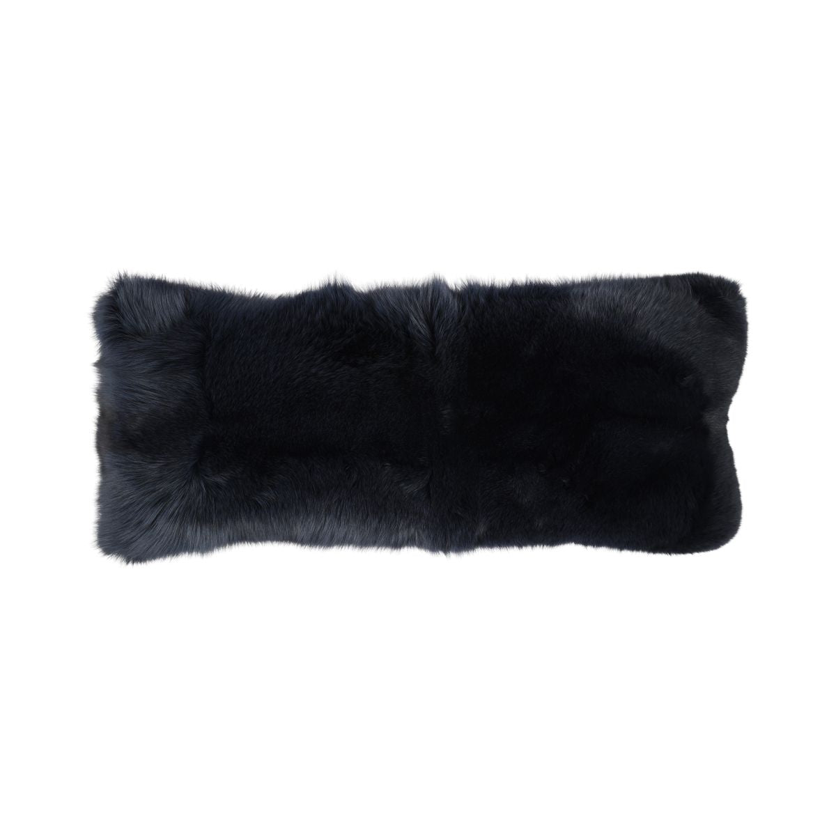 Coussin Premium en Renard | Dos en Cachemire | Norvège | Bleu | 76x25 cm