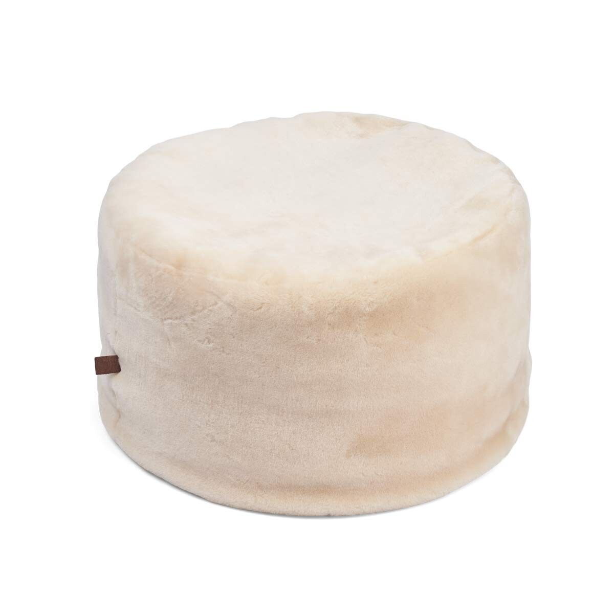 Pouf rond en mocassin