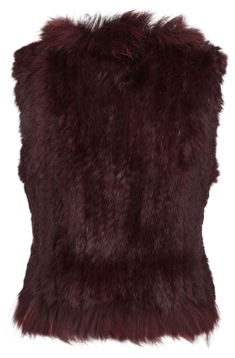 Gilet Anna Bordeaux