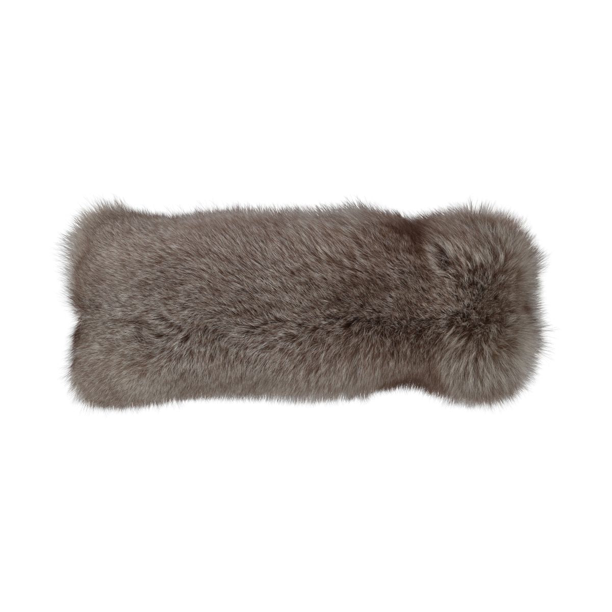 Coussin Premium en Renard | Dos en Cachemire | Norvège | Saphir | 30x65 cm