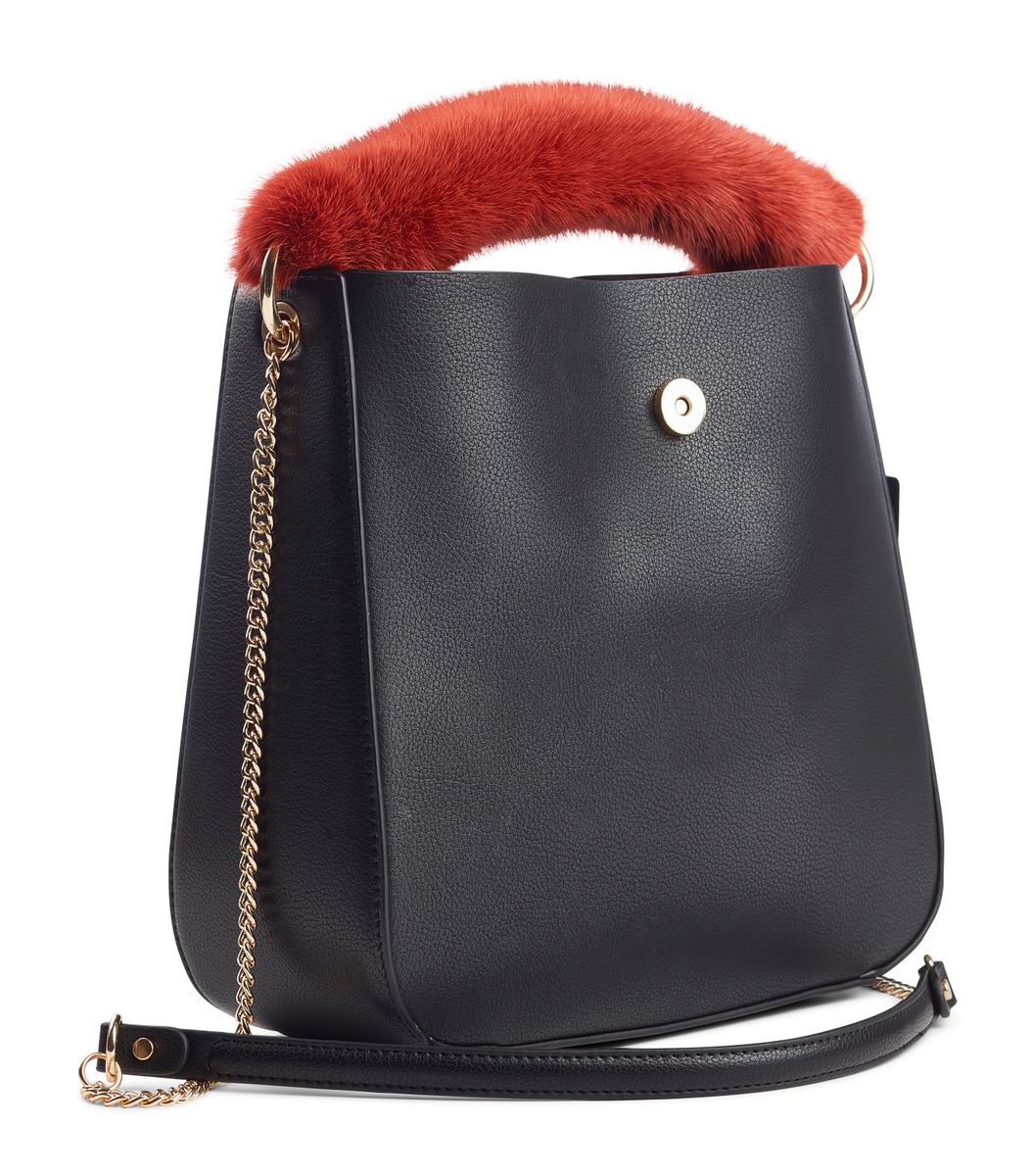 Bandoulière en fourrure de vison