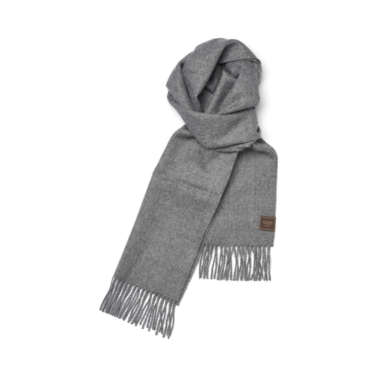 Écharpe en Alpaca Gris Foncé