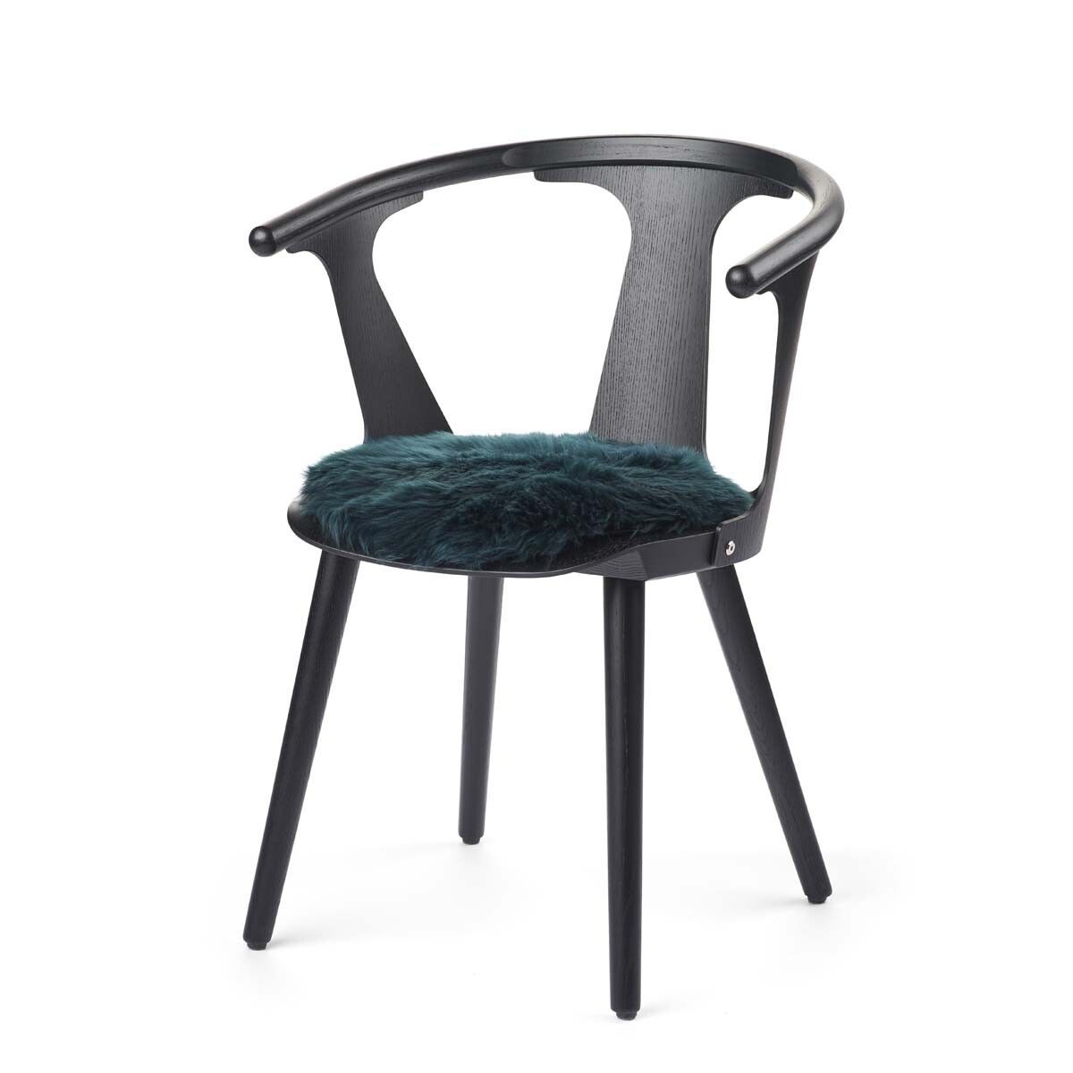 Dessus de siège en peau de mouton | Laine longue | Ø38 cm Caspian