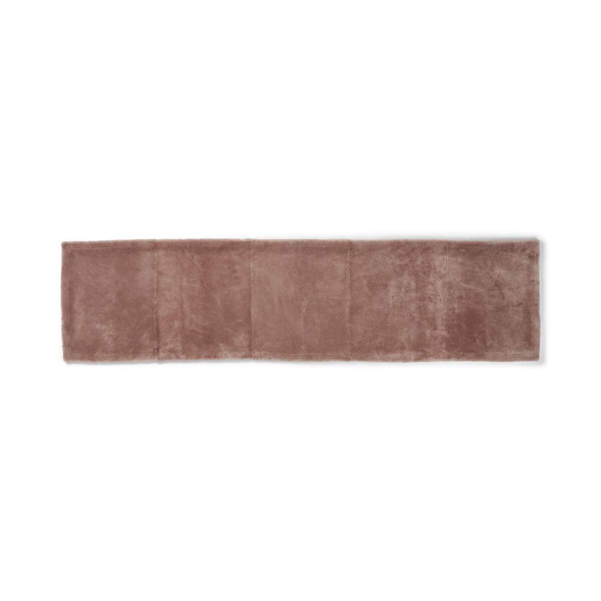 Jeté Angelina | Peau de mouton double face | Laine courte