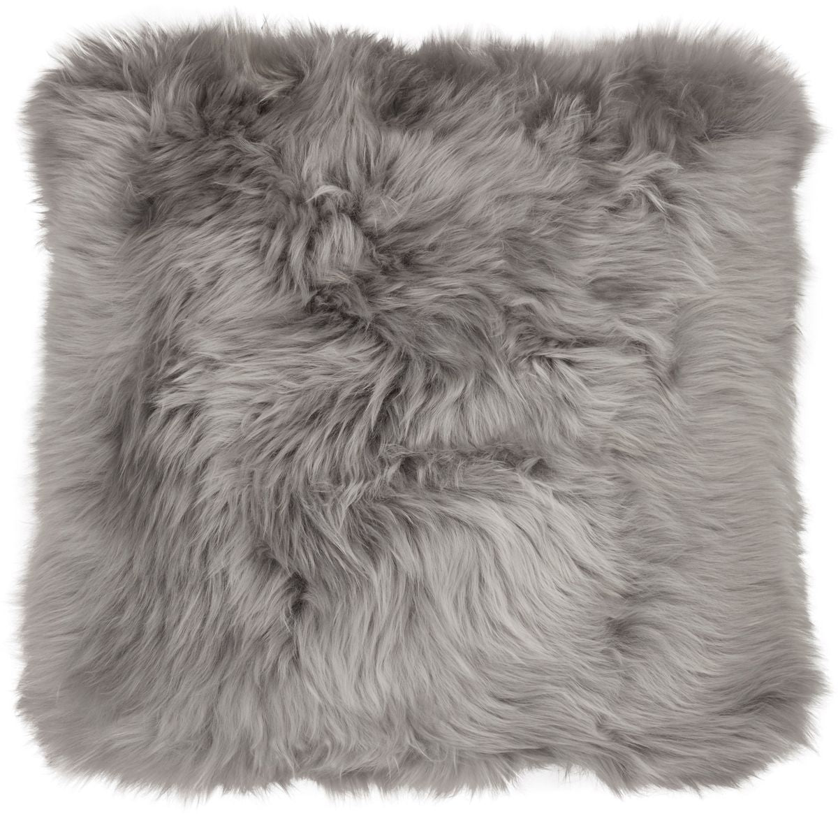 Coussin en peau de mouton longue laine