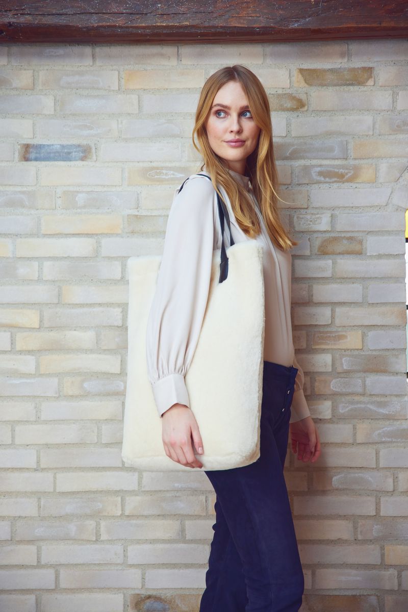 Leonora Shopper Noir/Blanc