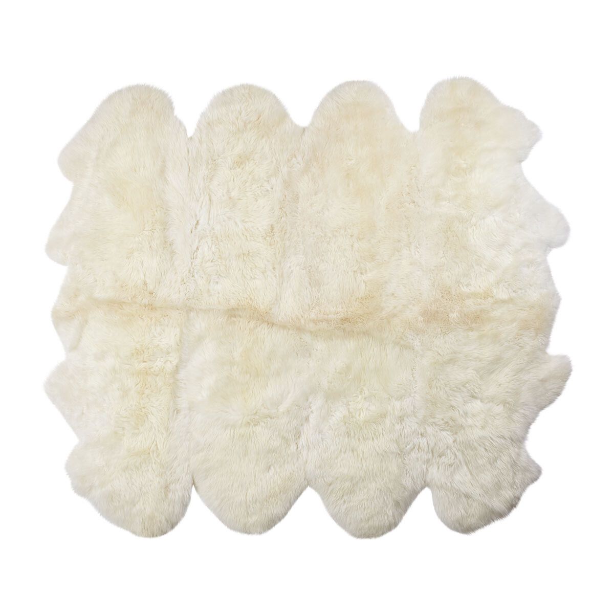 Peau de mouton de Nouvelle-Zélande à laine longue 180x214 cm