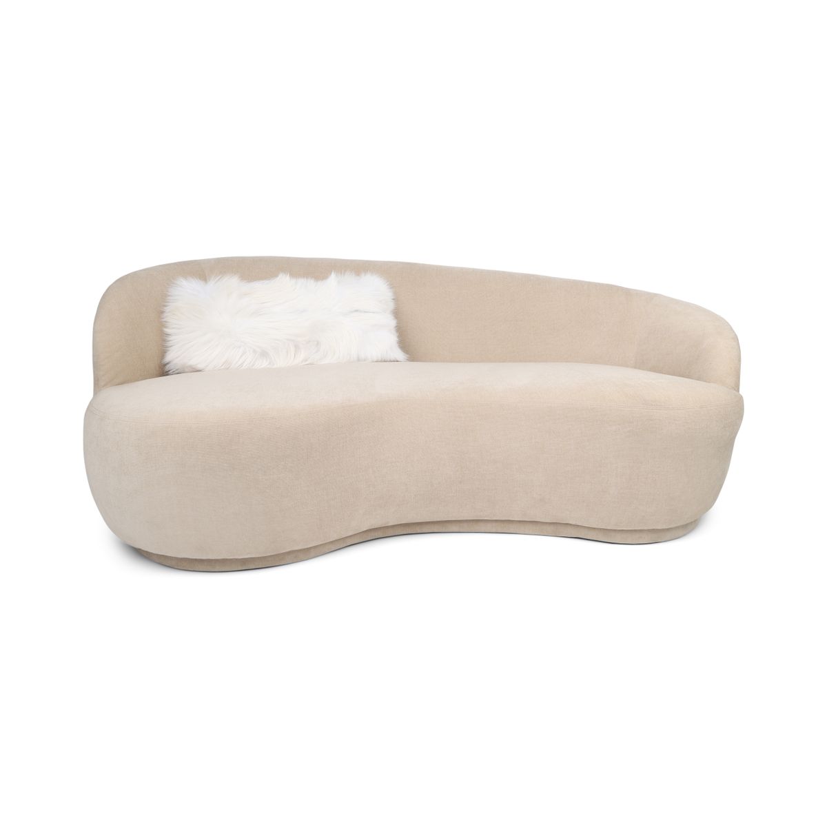 Coussin Premium en Renard | Doublure Cachemire | Norvège | Renard Arctique Marbré | 35x65 cm