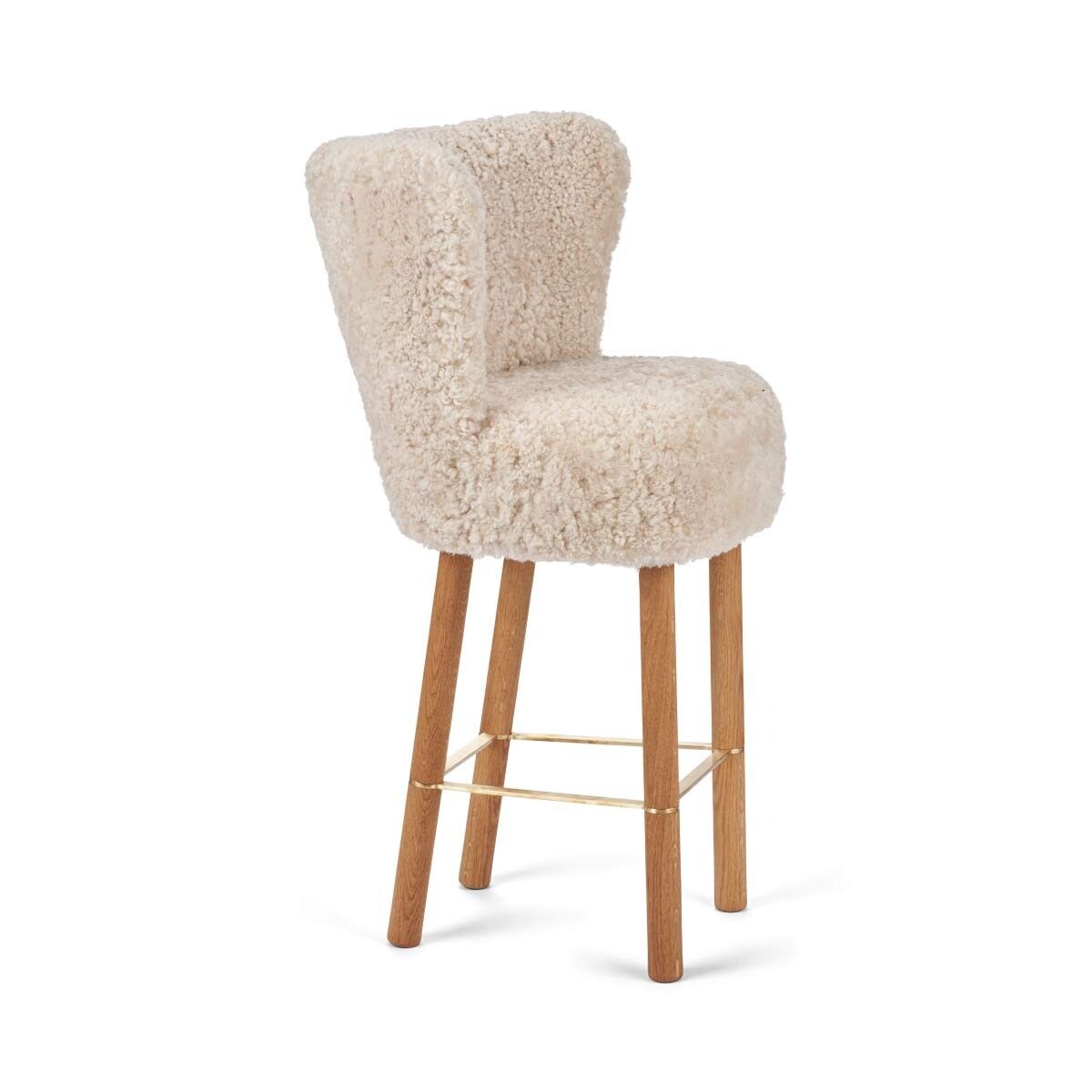 Tabouret de bar Emilia Perle
