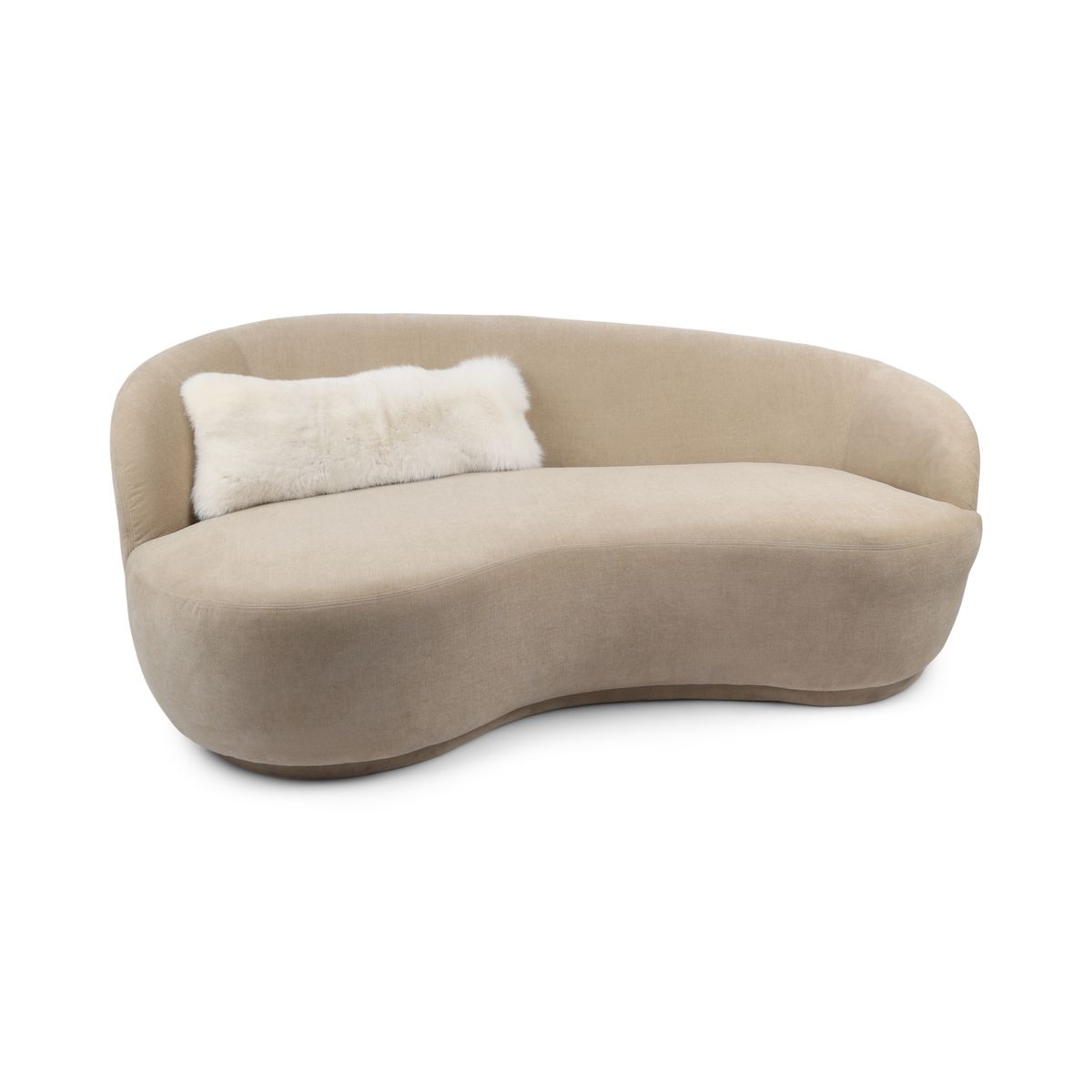 Coussin Premium en Renard | Doublure Cachemire | Norvège | Shadow | 78x36 cm