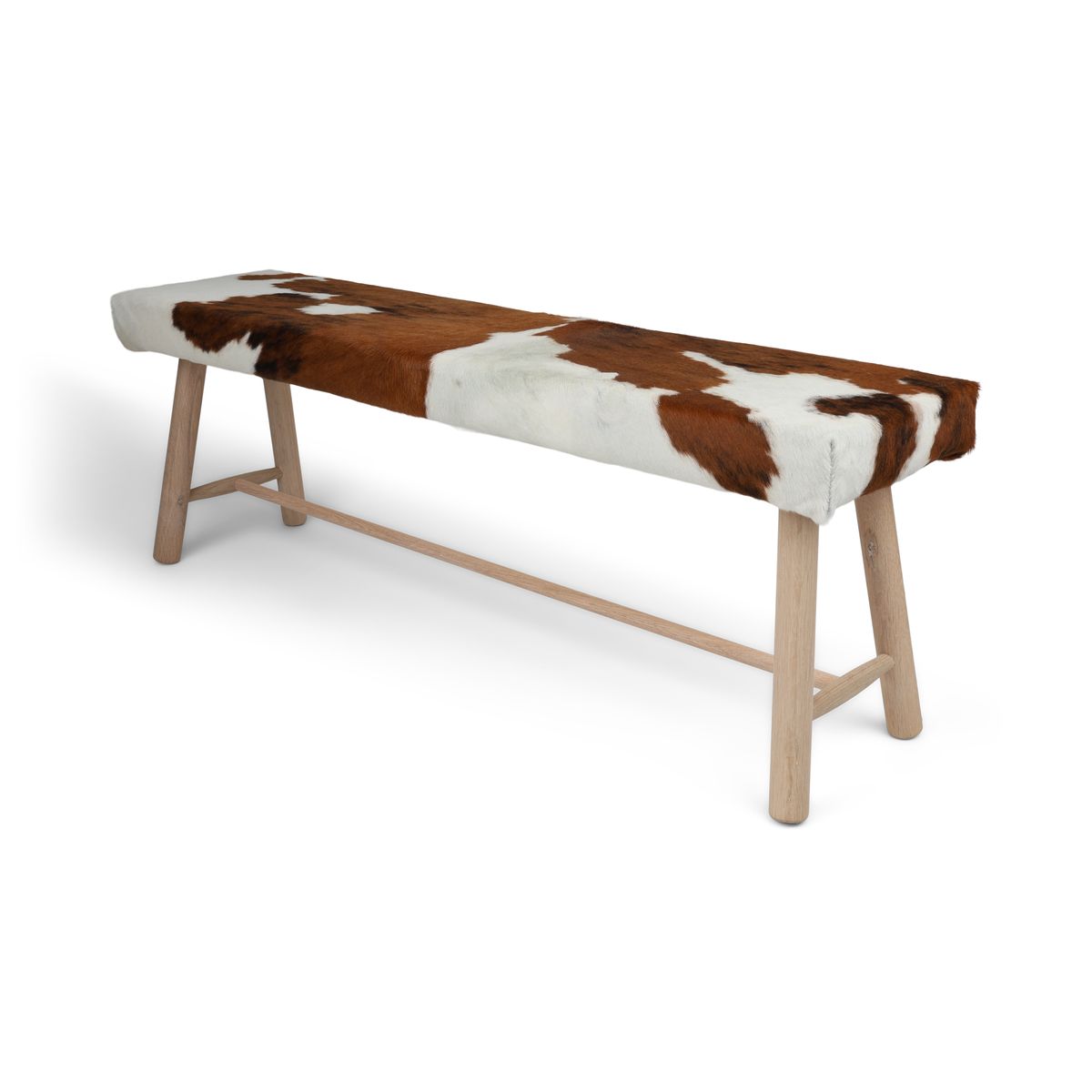 Banc en peau de vache | 140x35x45 cm