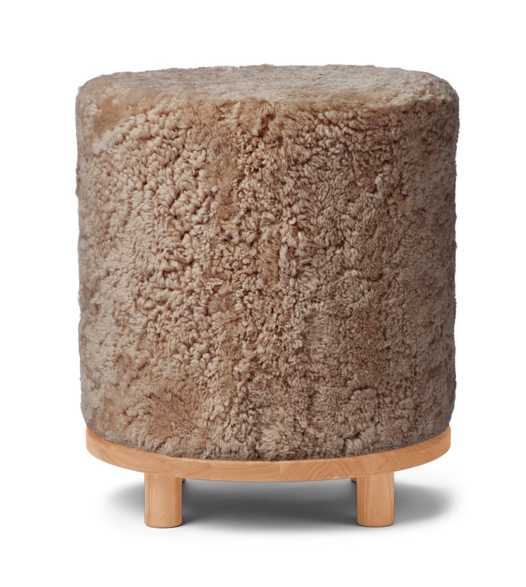 Tabouret Simon en Laine courte