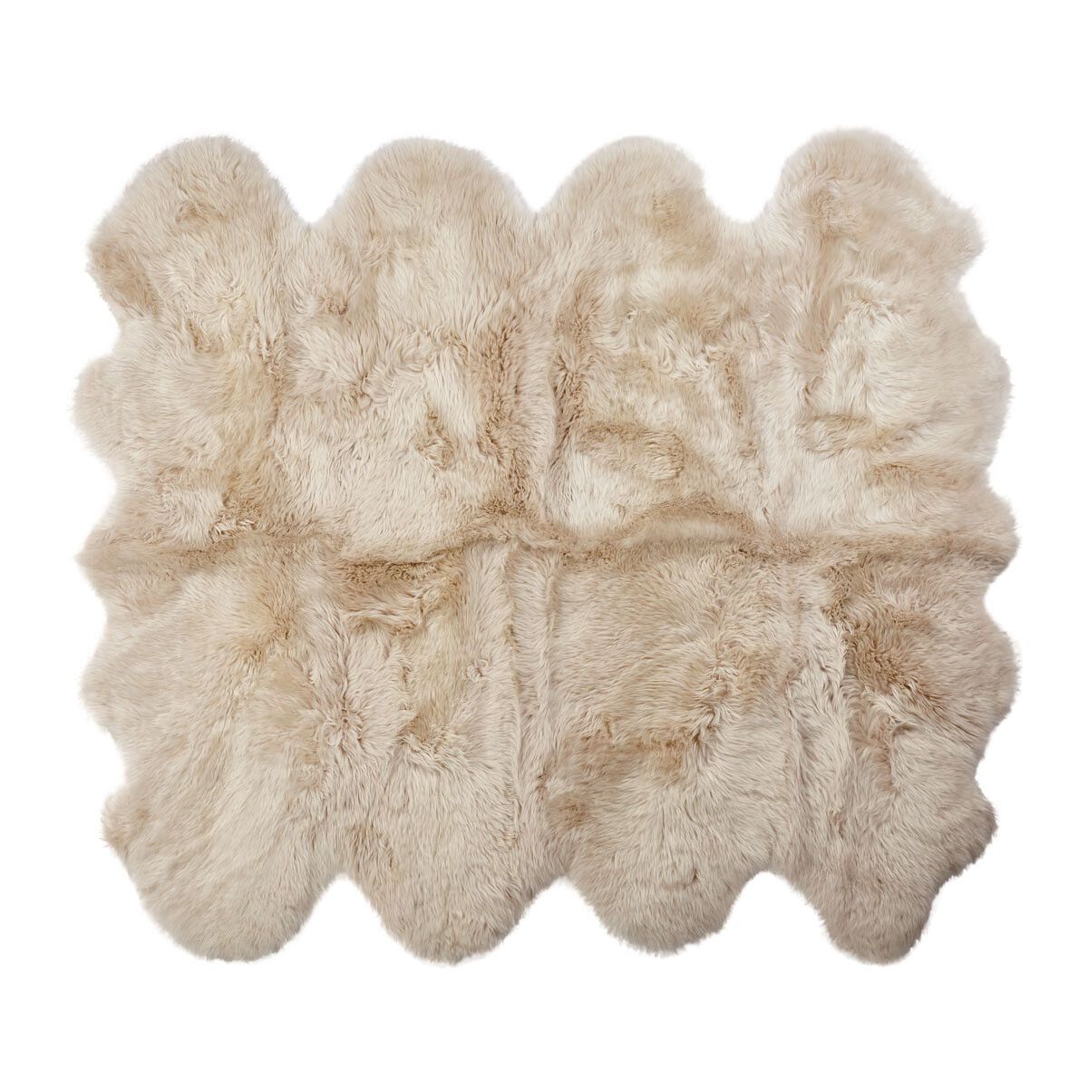 Peau de mouton de Nouvelle-Zélande à laine longue 180x214 cm Linge